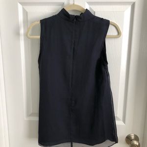 Nanette Lepore Tops - 100% silk navy Nanette Lepore sleeveless blouse Nanette Lepore Tops - 100% silk navy Nanette Lepore sleeveless blouse